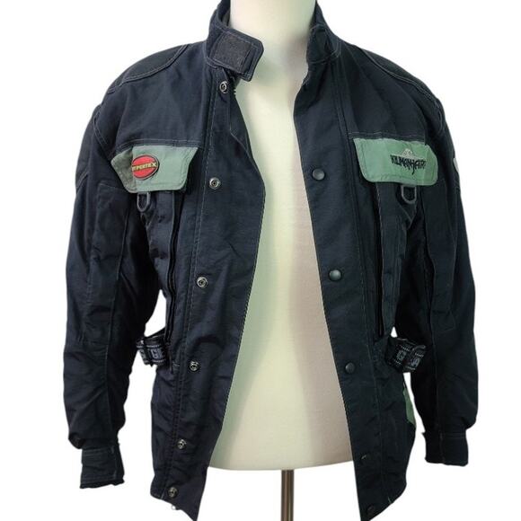 First Gear Motorcycle Riding Suit Jacket Coat Small With Over Pants 30 2 Piece - Picture 2 of 11